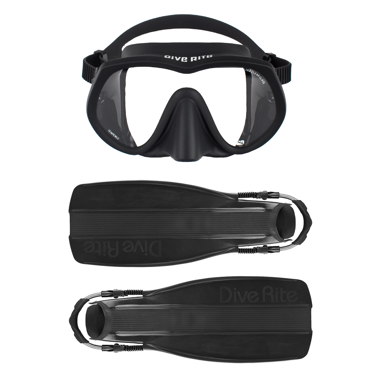 Mask and Fins